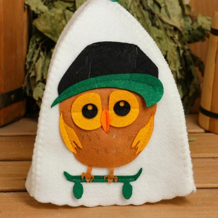 Bath cap with children's applique "Orlando" felt-3