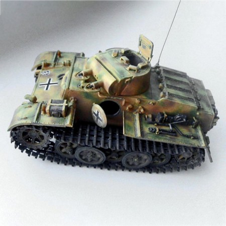 The national model "German light tank T-I F" Ark Models, 1/35, (35015)-3