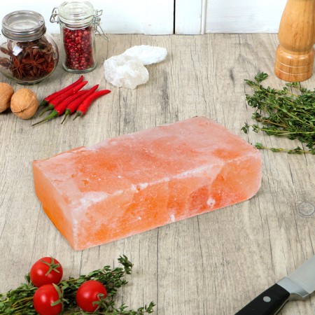 Himalayan salt brick, polished, 20x10x5 cm, "Dobroparov"-2
