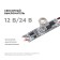 Apeyron sensory switch, in alum. Profile, height 12 mm, 36/72W, IP20, function. Dimm.