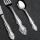 Set of cutlery "Troika", 24 items, decorative box, silver color