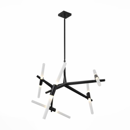 Ceiling Ceiling ST LUCE. SL947.402.10. Laconicita. 10x5 watts, G9, 4000k, 160x40x95 cm, black color-1