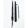Umbrella - semi -automatic cane "plain", 8 spokes, r = 60/70 cm, black color is black