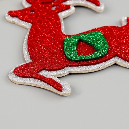 New Year's decoration from EVA "Deer", on an adhesive basis-1