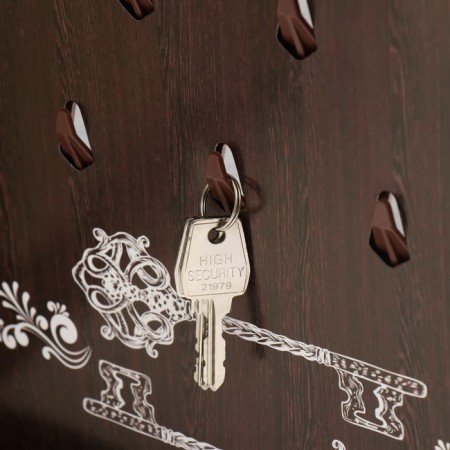 Key closed "House" 26.5x31.5 cm nut-3