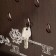 Key closed "House" 26.5x31.5 cm nut