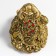 NECK Polystone for bronze "Cash toad on coins and gold ingots" 7.5x9x11 cm