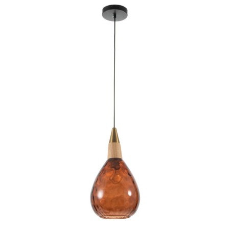 Bayerlux lamp "Bacheiri" E27 40W black-coffee 20x20x38-138 cm-1