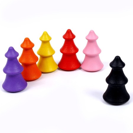 Porter "Christmas trees", 6 colors