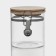 Glass Bank for bulk products with Eco Buggel Castle, 650 ml, 10 × 11 cm