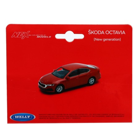 Модель машины Skoda Octavia IV, масштаб 1:38, МИКС-5