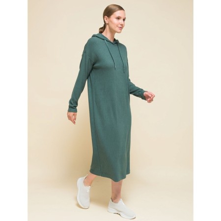 Women's dress, size 46, green color-6