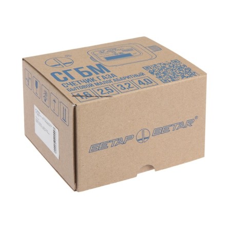 Gas meter "Betar" SGBM-1.6, small-sized, g 1/2 "-7