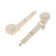 Holder on a suction cup with a clip for a lamp, ritter, white, 2pcs