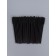 Brushes for eyebrows and eyelashes, silicone, set - 50 pcs, 10.5 cm, black color