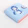 Wallet on the button, the color is blue