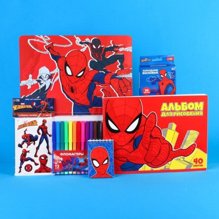 Gift set for creativity, 6 items, spiderman-1