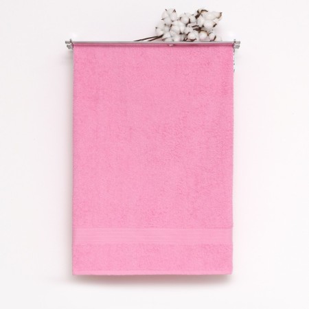 Terry towel 70x140 cm, light pink, 440 g/m2, cotton 100%