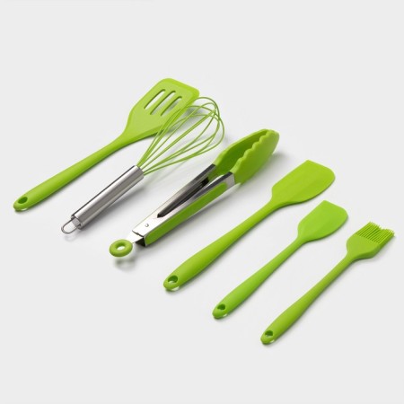 Set of kitchen utensils Green, 6 items-2