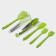 Set of kitchen utensils Green, 6 items