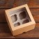 Packaging for 4 mini-drift craft with a window, 13 x 13 x 8 cm
