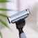 The machine is a razor and 12 interchangeable cassettes, compatible with Gillette Mach3