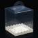 Confectionery box, chest, packaging, “with love”, 16 x 16 x 18 cm