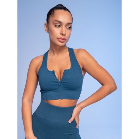 T-shirt-top sports female, size m-l, color sea wave
