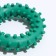 Toy "Ring with spikes No. 2", 6.8 cm, green