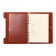 Organs on the rings, A5 format, 90 sheets, line, cover of the leather mix, with an elastic band for a handle