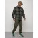Male windbreaker, size 54, green color