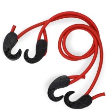 Gum for luggage mounting AVS TL-03, 80 cm, D8 mm, plastic hooks, 2 pcs