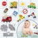 Bath stickers "Transport 1", 22 details, crumb I