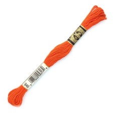 The threads of the DMC 117 (946), 12 pcs. packaged