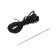 Sewing, eco-leather, black, thread, needle, size 2xl, 42-44 cm,