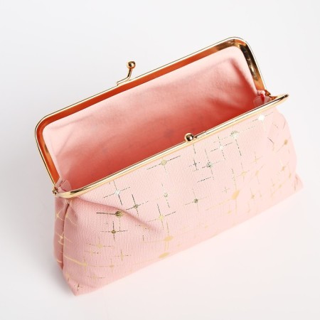 Cosmetic bag on the farmar, pink color-2