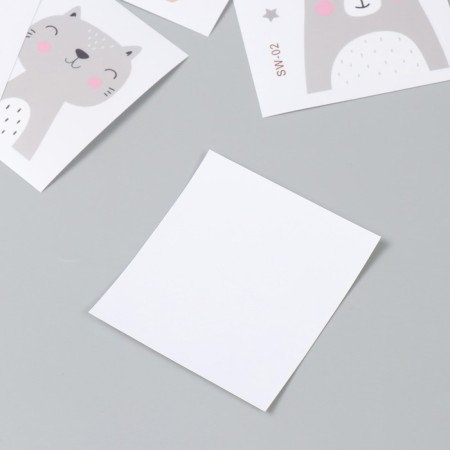 Sticker of plastic interior on the switch "animals" set of 6x10 cm sheets-3