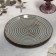 Porcelain dining Porcelain "Suprim", D = 21 cm, color gray color
