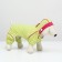 Combiason for dogs, demi -season with a bag, size M (DS 29, OG 37, Osh 27 cm), light green