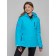 Ski jacket female, size 48, blue color