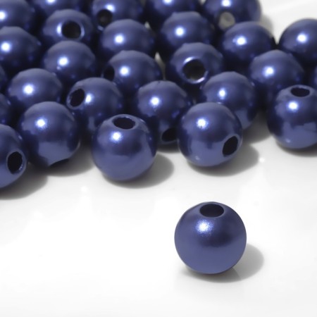 Beads No. 10 “Pearls”, 500 g (+/- 20 g), Cornflower color-2