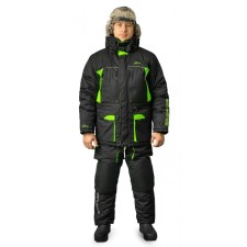 Winter costume for fishing Grayling Seliger, size 56-58, height 170-176 cm, green-black color