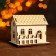 Light decor desktop "houses" 10 cm, mix