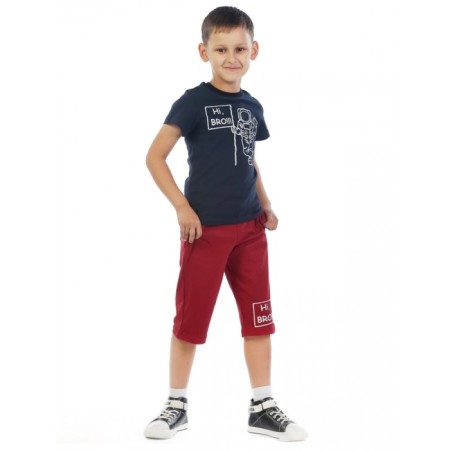 Children's costume Hi Bro !!!, height 104 cm, dark blue color-2