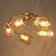 Fox chandelier 5he27 40W gold 58x58x27 cm