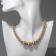 Kilepy plastic "Standard" Trio, beads No. 8, 20, color gold, 40 cm