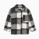 Children's shirt kaftan insulated, gray color, size 38 (146-152 cm)