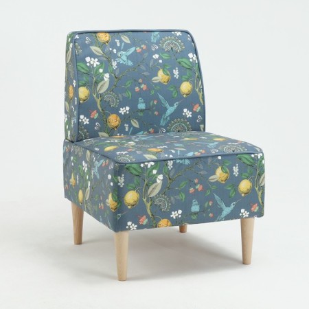 Armchair "Ado" Micreelur lemons, gray