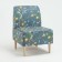 Armchair "Ado" Micreelur lemons, gray