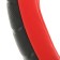 Braid on the steering wheel Lavita, size m, red, PVC